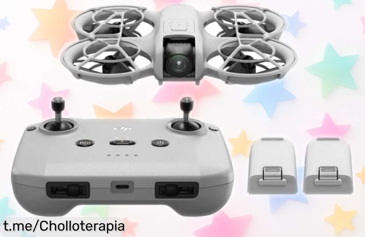 Increíble dron 4K DJI Neo Fly More Combo para grabar vídeos espectaculares desde el aire a precio de escándalo, ¡aprovéchalo antes de que se acabe!