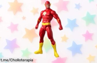 Increíble figura de acción de 30 cm de Flash, Mattel DC con descuento brutal: ¡haz volar la imaginación y las aventuras sin frenar!