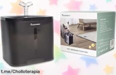 Increíble fuente para gato de 2 litros con filtro triple que garantiza agua siempre limpia, ¡ahora a un precio loco! Dale lo mejor a tu mascota y haz su vida más feliz hoy.