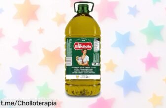Increíble garrafa de 5 litros de aceite de oliva virgen extra La Española, calidad y sabor que harán brillar tus platos a un precio rebajado que no podrás dejar pasar.