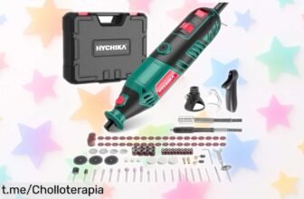 Increíble herramienta rotativa HYCHIKA 170W con 173 accesorios, ¡rebajada a un precio impresionante! No dejes pasar esta oportunidad para dar rienda suelta a tu creatividad.