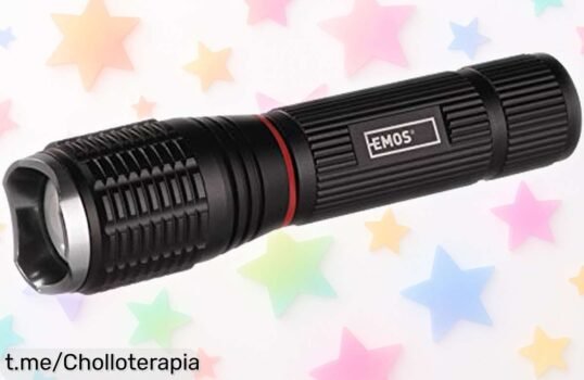Increíble linterna LED EMOS P3111 con 230 lúmenes, zoom ajustable y luz lateral COB para iluminar todo a un precio loco que no querrás dejar pasar. ¡Hazla tuya ahora y nunca más quedes en la oscuridad!