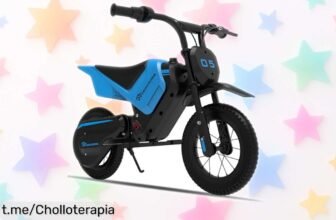 Increíble moto eléctrica para niños Evercross EV05M, ¡rebajada a un precio loco! Perfecta para aventureros en busca de emoción. No te quedes sin la tuya y hazlo sentir especial hoy mismo.