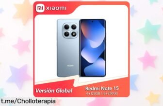 Increíble móvil Xiaomi Redmi Note 15 con cámara de 108 MP y pantalla AMOLED a un precio bajísimo, ¡aplica el cupón y no te quedes sin el tuyo antes que se acaben!