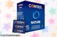 Increíble pack de 40 preservativos CONTROL con depósito a un precio loco, ¡asegura momentos especiales! No te quedes sin el tuyo, aprovecha esta oferta ahora mismo.