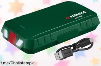 Increíble powerbank de 20.000 mAh PARKSIDE Fan Edition, precio de ganga y energía para tu móvil varias veces; ¡no te quedes sin batería nunca más!