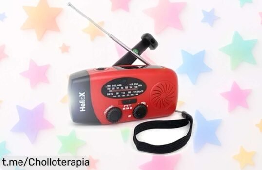 Increíble radio solar portátil con alarma SOS y linterna LED a un precio increíblemente bajo, ¡no te quedes sin energía en emergencias! Asegúrate momentos de tranquilidad.