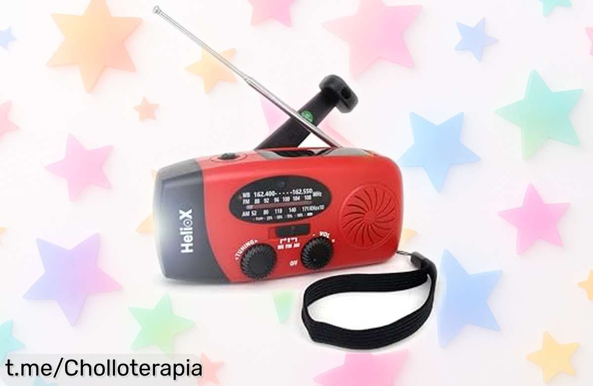 Increíble radio solar portátil con alarma SOS y linterna LED a un precio increíblemente bajo, ¡no te quedes sin energía en emergencias! Asegúrate momentos de tranquilidad.