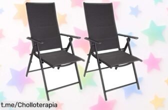 Increíble set de 2 sillas de jardín BRUBAKER Riva, ¡ahora a precio locazo! Dale un toque especial a tu terraza y disfruta cómodamente en cualquier posición.