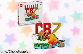Increíble set de fútbol LEGO Editions Cristiano Ronaldo 43012, ¡un homenaje a CR7 que hará brillar cualquier habitación! No te pierdas este chollazo y sorprende a los fans.