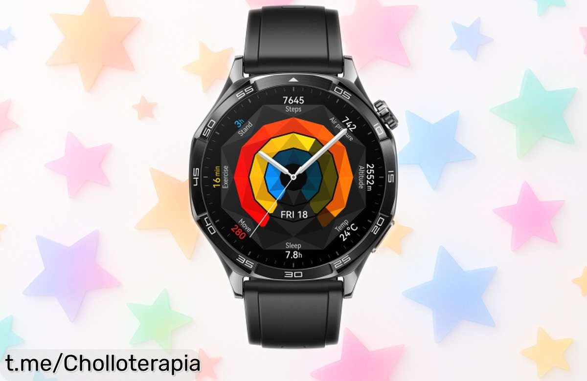 Increíble smartwatch Huawei Watch GT5 46mm con GPS y Bluetooth a precio loco, controla tus entrenos y vive cada momento ¡No dejes escapar este chollazo!