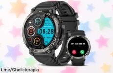 Increíble smartwatch IDEALROYAL para hombre, controla tu salud y rendimiento mientras te conectas desde la muñeca; precio rebajado que no querrás dejar escapar ¿qué esperas?