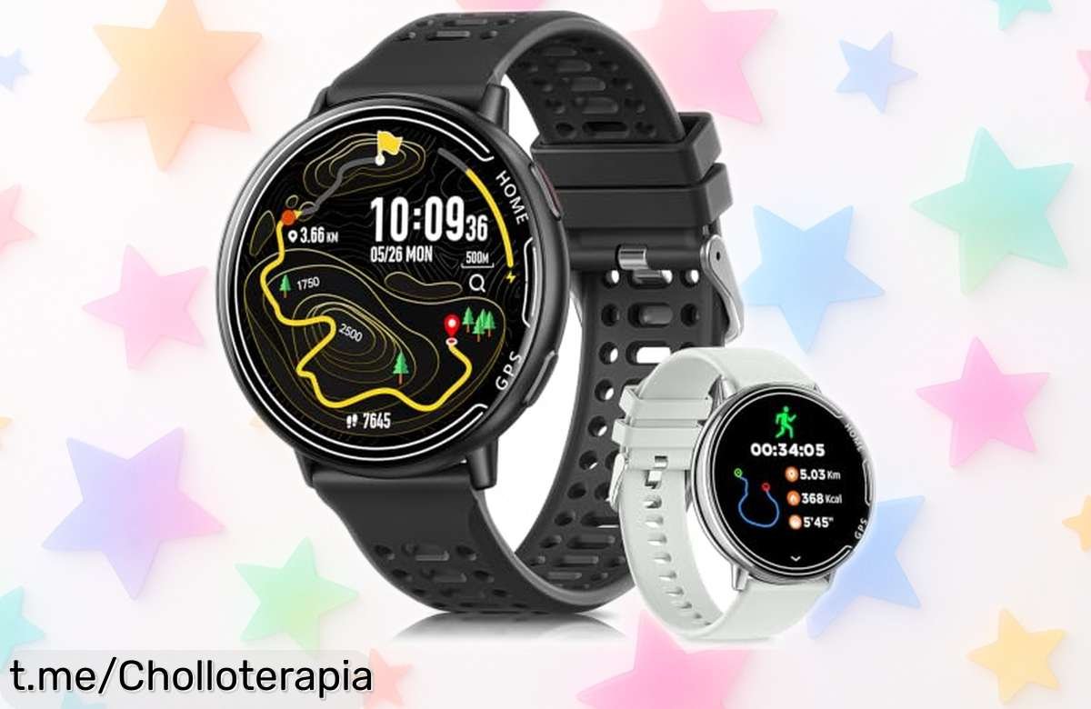 Increíble smartwatch Rmana para hombre con GPS y funciones de salud a precio rebajado, ¡no te quedes sin el tuyo y empieza a disfrutar cada momento!