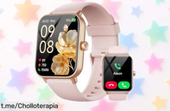Increíble smartwatch para mujer AEAC, llama, envía WhatsApp y controla tu salud: rebajado a un precio de locos que no querrás dejar escapar. ¡Actúa ya!