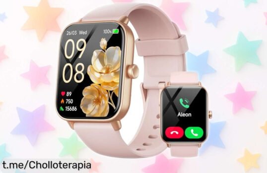 Increíble smartwatch para mujer AEAC, llama, envía WhatsApp y controla tu salud: rebajado a un precio de locos que no querrás dejar escapar. ¡Actúa ya!