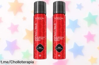 Increíble spray fijador de maquillaje L'Oréal Paris Infaillible 36h, pack de 2 unidades a precio de escándalo para lucir perfecta todo el día. ¡No te quedes sin él!