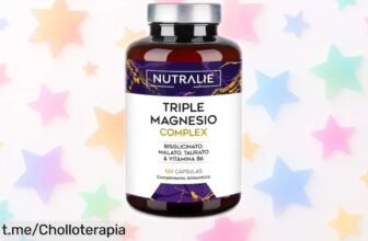 Increíble suplemento de magnesio Nutralie con bisglicinato, malato y taurato ¡Aprovecha ahora este precio de escándalo que no se repetirá!