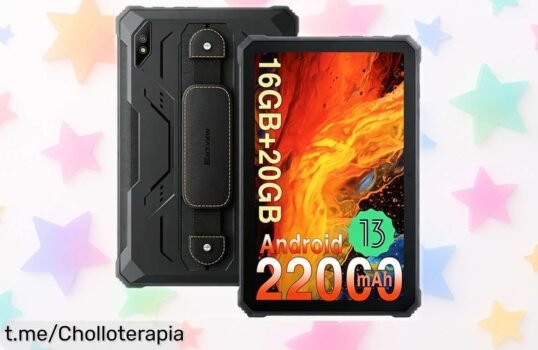 Increíble tablet Blackview Active 8 Pro con 256 GB y batería gigante de 22.000 mAh a un precio loco: perfectas horas de diversión y aventura te esperan, ¡no lo dejes pasar!