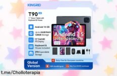 Increíble tablet KINGRID T90 de 11 pulgadas con teclado y ratón incluidos, ahora a un precio loco que te hará disfrutar cada serie y juego como nunca. ¡No dejes pasar esta oferta!