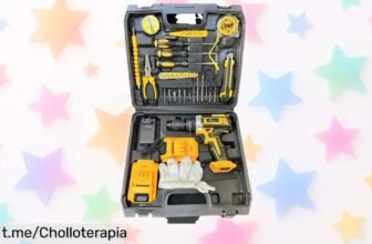 Increíble taladro inalámbrico portable con luz LED y 25 niveles de par, ¡rebajado a un precio de ganga que no puedes dejar pasar! Dale vida a tus proyectos hoy mismo.