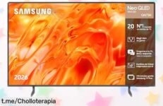 Increíble tele de 50 pulgadas Samsung Neo QLED QN73H 4K con imagen brutal y modo fútbol: consigue este chollo total antes de que se acabe la oferta.