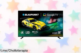 Increíble televisor de 58 pulgadas BLAUPUNKT con UHD 4K y Smart TV: rebajado para que disfrutes tus series a lo grande, ¡no dejes escapar este chollazo!