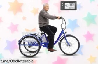 Increíble triciclo eléctrico para adultos con batería extraíble y 3 ruedas: movilidad fácil, estabilidad total y un chollazo que hará tus paseos más emocionantes. ¡No te quedes sin él!
