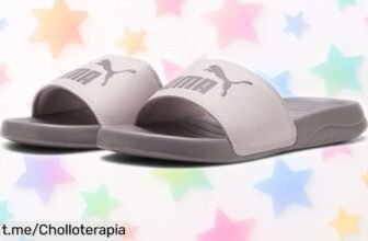 Increíbles chanclas PUMA Popcat 20 con plantilla acolchada y pisada suave, ¡rebajadas a un precio loco! Llévatelas ya y disfruta de su comodidad todo el día.