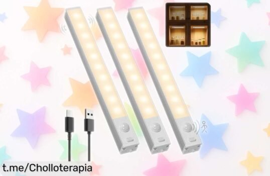 Increíbles luces LED inalámbricas GOODEA, solo para ti: Sensor de movimiento y duración máxima ¡Haz que tu hogar brille por un precio rebajado! No te lo pierdas.