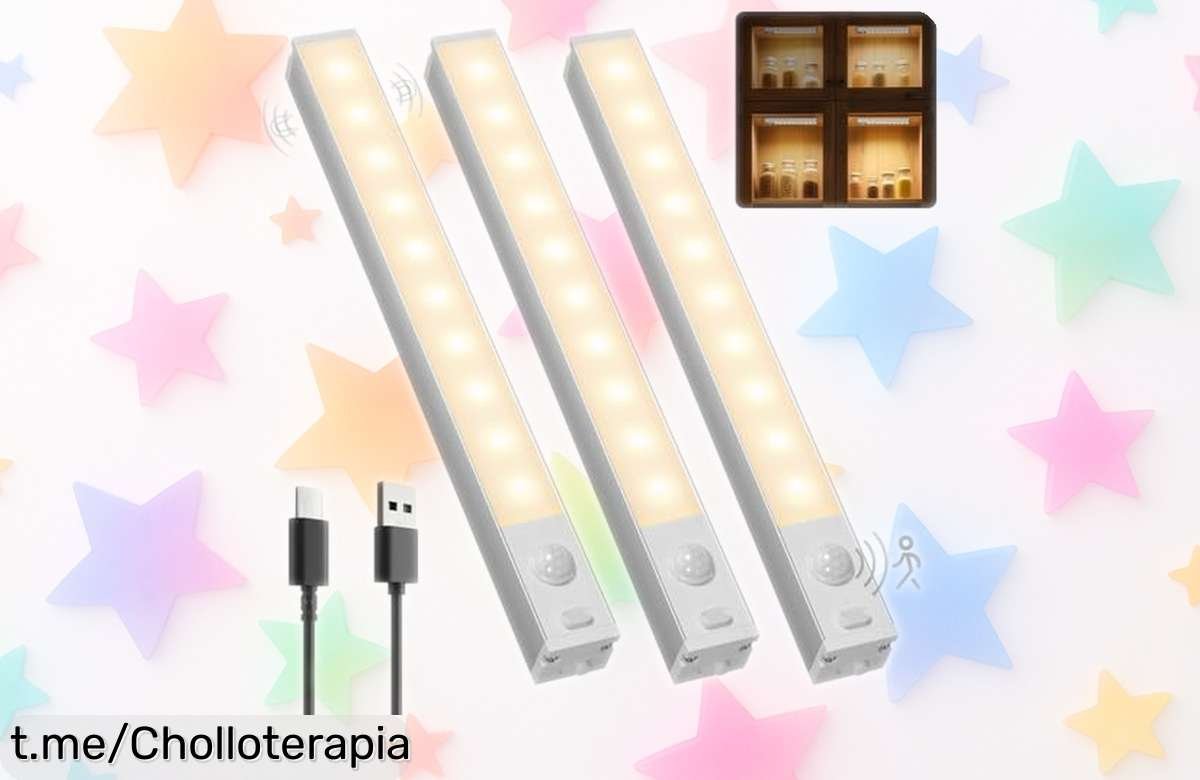 Increíbles luces LED inalámbricas GOODEA, solo para ti: Sensor de movimiento y duración máxima ¡Haz que tu hogar brille por un precio rebajado! No te lo pierdas.