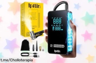 Inflador eléctrico para coche de 150 PSI, super chollo con luz SOS y apagado automático ¡No te quedes tirado! Actúa ya y asegura tus viajes a un precio que no puedes dejar pasar.