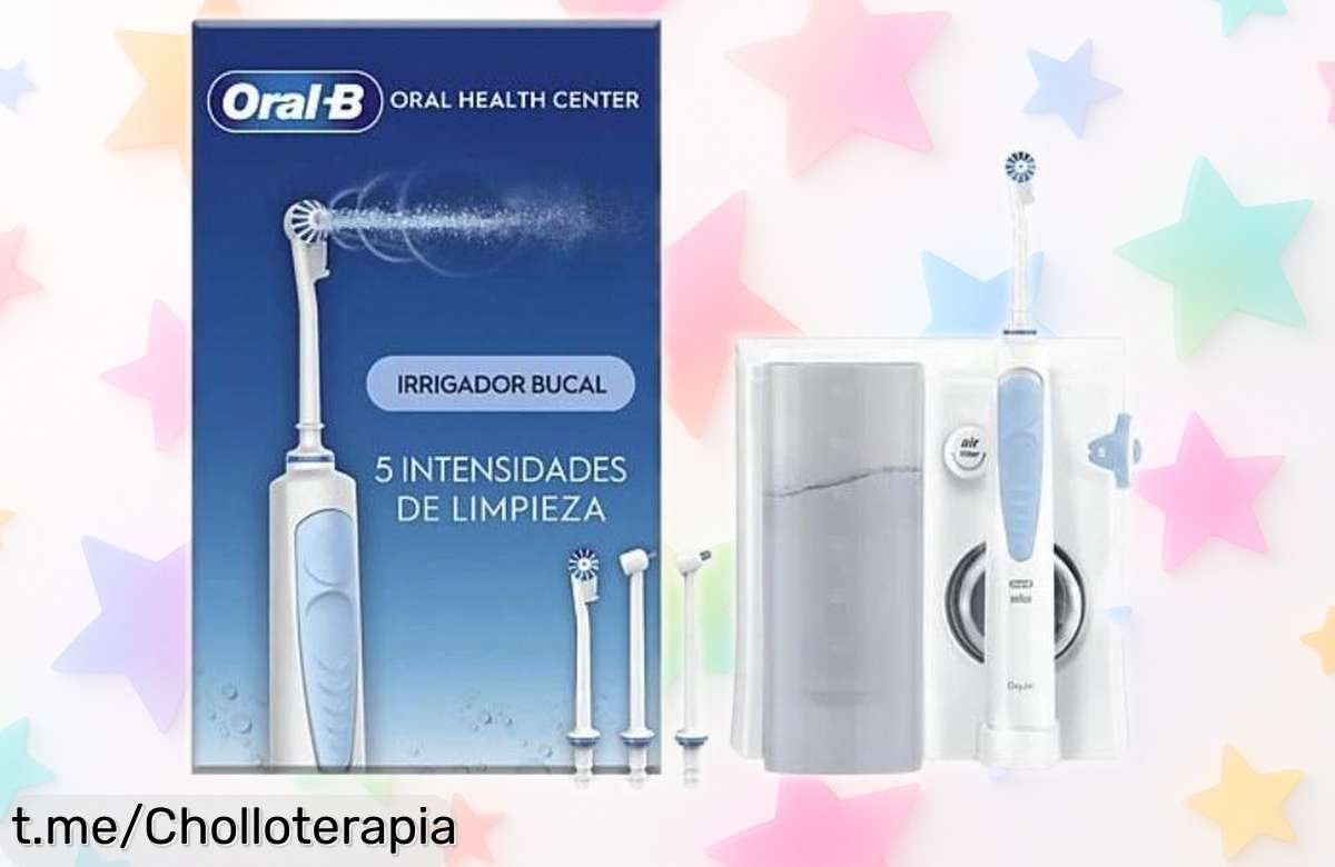 Irrigador dental Oral-B OxyJet MD20 a precio loco: limpieza total para tus dientes y encías que no querrás perderte, ¡solo por tiempo limitado!