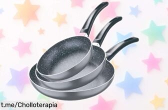 Juego de 3 sartenes San Ignacio Soul Marble, rebajadas para que cocines como un chef sin complicaciones y renueves tu cocina con estilo. ¡No te lo pierdas!