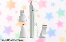 Kit de aseo para perros 4 en 1 con cortapelo inalámbrico silencioso, precio rebajado y fácil limpieza: el compañero ideal para cuidar a tu mascota sin complicaciones. ¡No te lo pierdas!