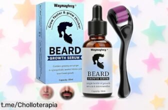 Kit de crecimiento Crece Barba: ¡Luce una barba densa y brillante con este super chollo! Aprovecha el precio rebajado y dale vida a tu estilo ahora mismo.