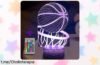Lámpara 3D de baloncesto JOLLYEEP, transforma la habitación en un paraíso mágico con 16 colores y mando a distancia. ¡No te pierdas este precio loco que hará feliz a cualquier pequeño!