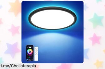Lámpara LED de techo inteligente Hepside a precio loco: dale vida y emoción a tus espacios con un control fácil desde tu app o Alexa, ¡aprovéchala ya!