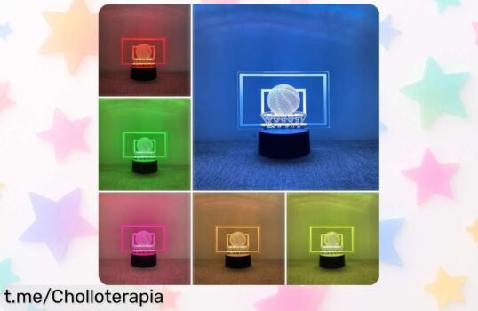 Lámpara de baloncesto 3D BIRBANN que ilumina con 7 colores, perfecta para el cuarto del pequeño amante del basket; aprovecha este super chollo y convierte su habitación en un lugar mágico.
