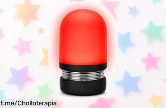 Lámpara de luz roja nocturna recargable MY WAVE DZ, el ambiente perfecto para dormir mejor ¡aprovecha este precio de ganga antes que se acabe!
