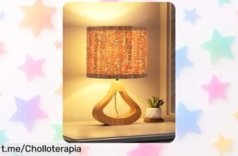 Lámpara de mesita LED en forma de botella EDISHINE, da un toque acogedor y ahora a precio de ganga que no querrás dejar escapar ¡Ilumina tus momentos!