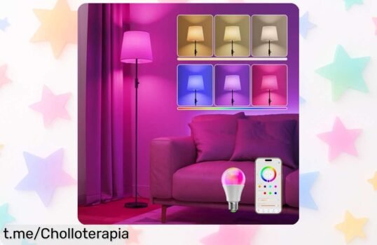 Lámpara de pie DUSKTEC con 16 millones de colores y control por app, dale vida a tu salón o setup gaming ¡chollazo total que no te puedes perder!