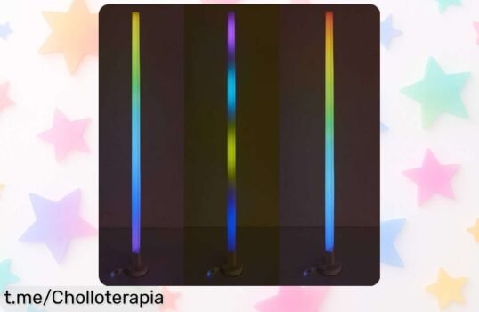 Lámpara de pie LED HOME DECO FACTORY para iluminar tu hogar con estilo y control remoto: una oportunidad increíble que transformará tus espacios en minutos.