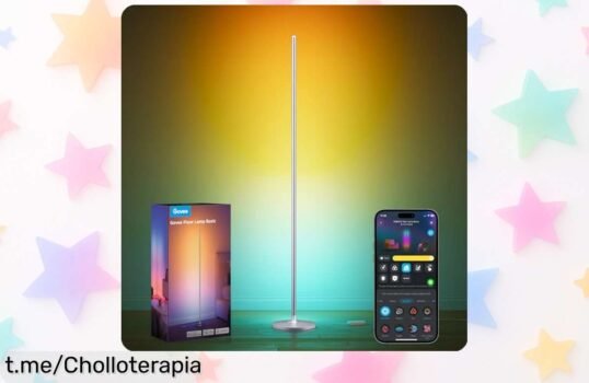 Lámpara de pie LED inteligente Govee RGBIC que transforma tu salón en un festín visual; ¡aprovecha este chollazo y llena tu hogar de color antes que se acabe!