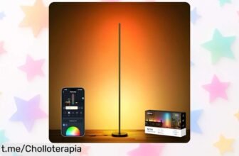 Lámpara de pie RGB NEEWER NF04 con 16 millones de colores que transforma tu salón al instante, ¡hazlo ahora y disfruta un ambiente único en casa!