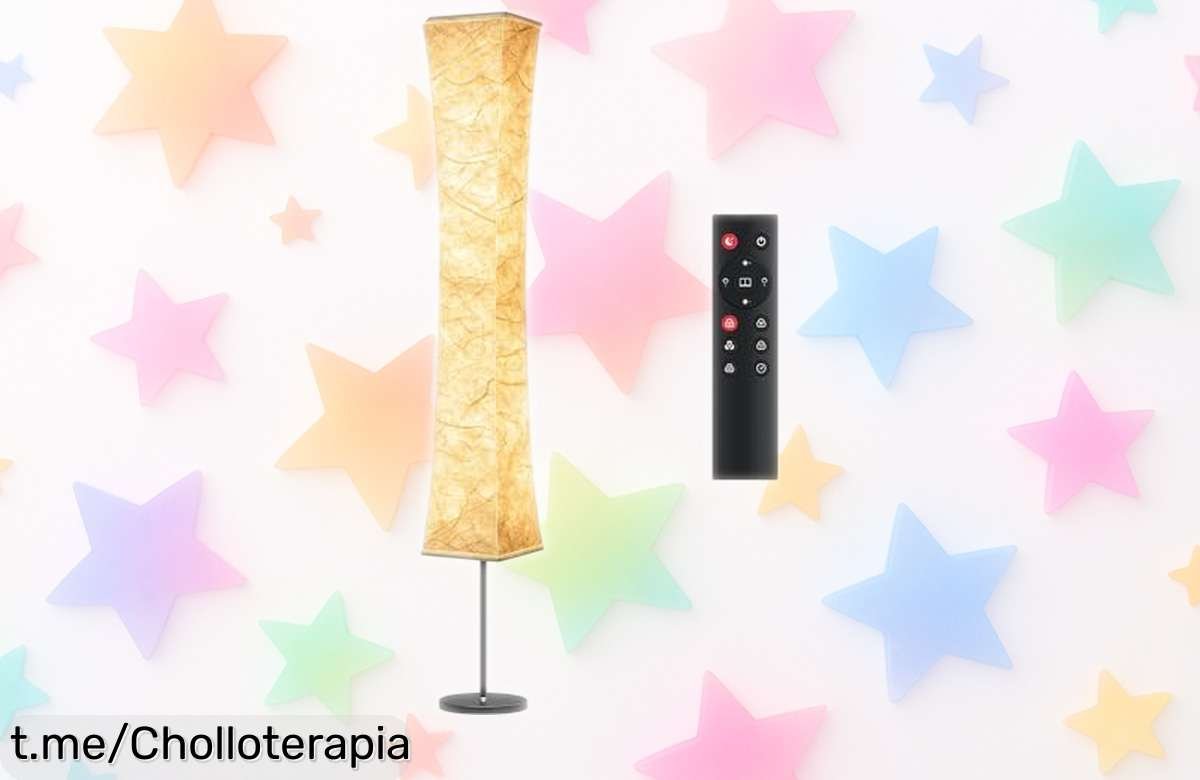 Lámpara de pie RGB Tomons con mando a distancia y sonido: aprovecha la caída de precio para llenar tu hogar de color y buen rollo, ¡no te quedes sin la tuya!