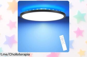 Lámpara de techo LED Hepside que cambia todo: 6 modos RGB y brillo regulable a un precio increíble ¡no te lo pierdas! Dale una nueva vida a tu hogar hoy mismo.