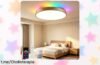 Lámpara de techo LED Horevo 28W RGB y blanca, un super chollo para iluminar tu hogar con estilo gracias a su control por app Tuya y mando a distancia. ¡No te quedes sin la tuya!