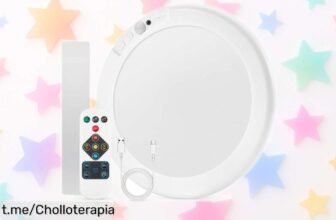 Lámpara de techo con sensor Bojim, autonomía impresionante de 85 días y mando a distancia: aprovecha este chollazo para iluminar tu espacio sin cables ya. ¡No te quedes sin la tuya!