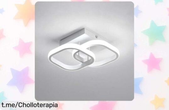 Lámpara de techo cuadrada LED Pheashine: chollazo moderno que ilumina todo tu hogar a precio loco, ¡no pierdas la oportunidad de hacer brillar tus espacios ahora!