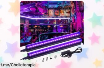 Lámparas UV VAYALT: Ilumina tus fiestas y halloween con un poder fluorescente increíble, ahora a precio de ganga. ¡No dejes pasar esta oferta explosiva!